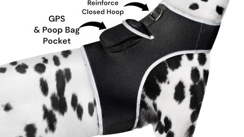 Portable Waterproof Collar GSM GPRS GPS Tracking Chip for Dogs w/ App Size:XL