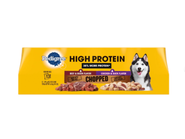 Pedigree High Protein Beef & Bison, Chicken & Duck Wet Dog Food Variety Pack , 12 Pack 13.2 oz. Cans