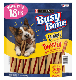 Purina Busy With Beggin' Twist'd Small/Medium Breed Dog Treats, 18 ct.